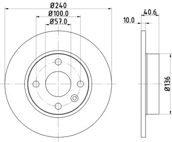 BELACO bdi1146 -  Тормозной диск