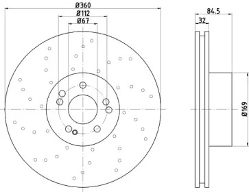 BELACO bdi1163 -  Тормозной диск
