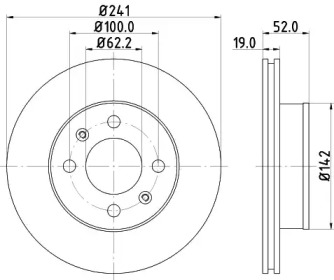 BELACO bdi1189 -  Тормозной диск