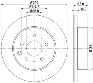 BELACO bdi1199 -  Тормозной диск