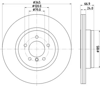 BELACO bdi1220 -  Тормозной диск