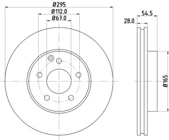 BELACO bdi1239 -  Тормозной диск