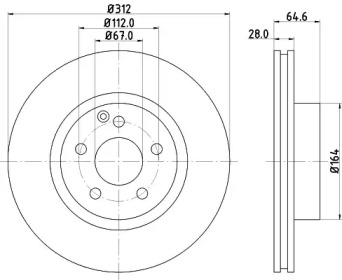 BELACO bdi1240 -  Тормозной диск