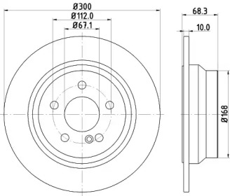 BELACO bdi1241 -  Тормозной диск