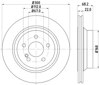 BELACO bdi1242 -  Тормозной диск