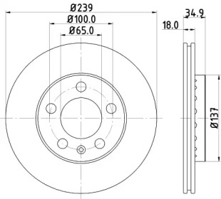 BELACO bdi1247 -  Тормозной диск