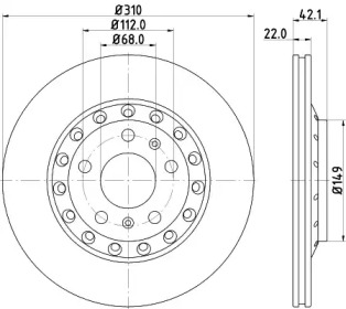 BELACO bdi1261 -  Тормозной диск
