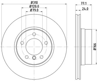BELACO bdi1262 -  Тормозной диск