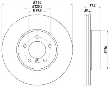 BELACO bdi1263 -  Тормозной диск