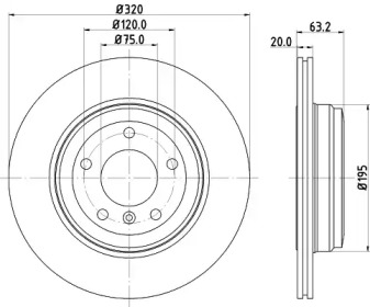 BELACO bdi1264 -  Тормозной диск