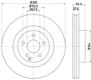 BELACO bdi1271 -  Тормозной диск