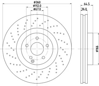 BELACO bdi1272 -  Тормозной диск