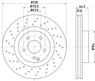 BELACO bdi1278 -  Тормозной диск