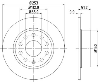 BELACO bdi1294 -  Тормозной диск