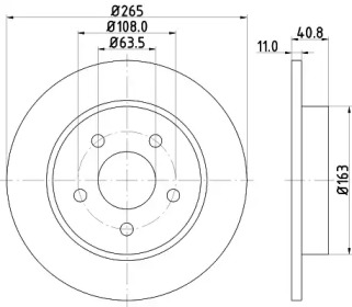 BELACO bdi1297 -  Тормозной диск