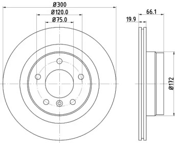 BELACO bdi1304 -  Тормозной диск