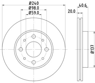 BELACO bdi1316 -  Тормозной диск