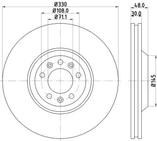 BELACO bdi1317 - Тормозной диск