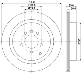 BELACO bdi1318 - Тормозной диск