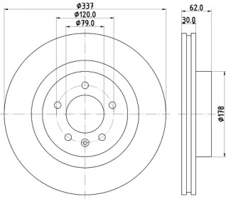 BELACO bdi1319 -  Тормозной диск