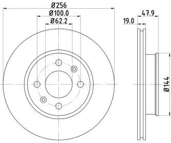 BELACO bdi1339 - Тормозной диск