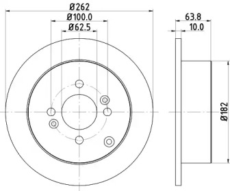 BELACO bdi1340 -  Тормозной диск