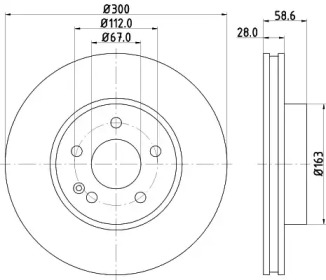 BELACO bdi1345 -  Тормозной диск