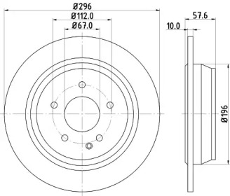 BELACO bdi1346 -  Тормозной диск