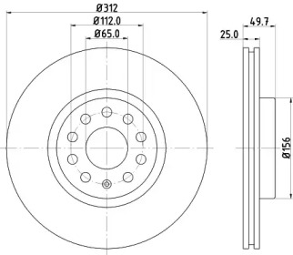 BELACO bdi1353 -  Тормозной диск