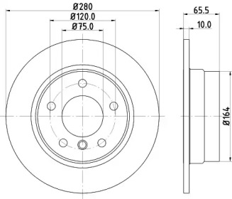 BELACO bdi1361 -  Тормозной диск