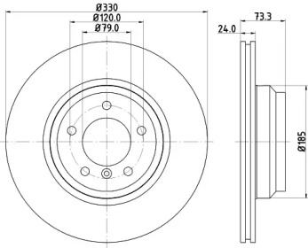 BELACO bdi1362 -  Тормозной диск