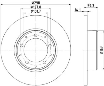 BELACO bdi1363 -  Тормозной диск