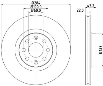 BELACO bdi1371 -  Тормозной диск