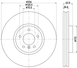 BELACO bdi1375 - Тормозной диск