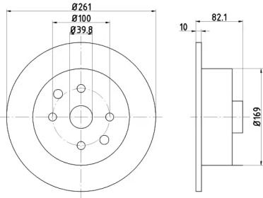 BELACO bdi138 -  Тормозной диск