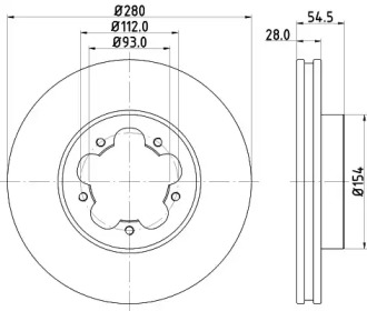 BELACO bdi1388 - Тормозной диск