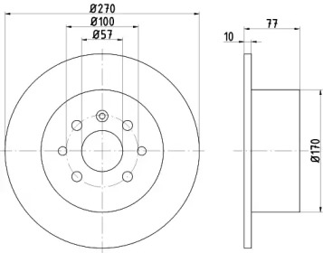 BELACO bdi139 -  Тормозной диск