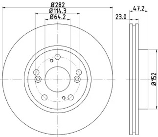 BELACO bdi1392 -  Тормозной диск