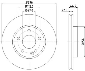 BELACO bdi1399 -  Тормозной диск