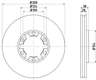 BELACO bdi1401 - Тормозной диск
