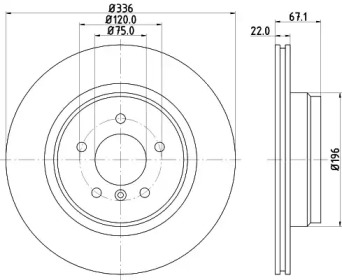BELACO bdi1412 -  Тормозной диск