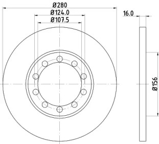 BELACO bdi1420 -  Тормозной диск