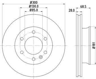 BELACO bdi1421 -  Тормозной диск