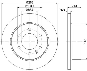 BELACO bdi1422 -  Тормозной диск