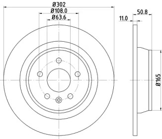BELACO bdi1430 -  Тормозной диск