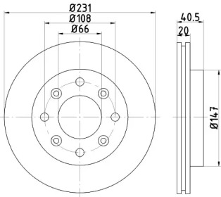 BELACO bdi1436 - Тормозной диск