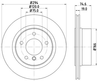 BELACO bdi1459 -  Тормозной диск