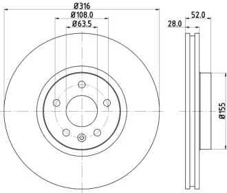 BELACO bdi1463 -  Тормозной диск