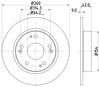 BELACO bdi1464 -  Тормозной диск