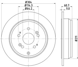 BELACO bdi1465 -  Тормозной диск
